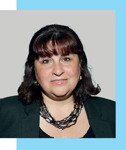 Portrait of Dr Marianna Gaca, Head of Global Analytical and Preclinical Sciences