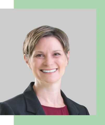 Portrait of Dr Sarah Baxter-Wright, Head of Behavioural & Clinical Research, Global Life Sciences
